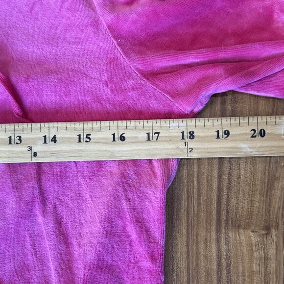 Vintage Juicy Couture Hoodie Womens Medium Pink Velour Zip Up Jacket‎ Y2K - Picture 6 of 8